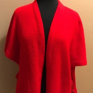 vintage red Shawl ties on Each Side
Red in Color